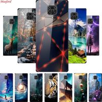 ✓❀ Tempered Glass Case For Xiaomi Redmi Note 9 Pro Case Max Glass Back Cover For Xiaomi Redmi Note 9 Case 9s Redmi Note 9 Pro Case