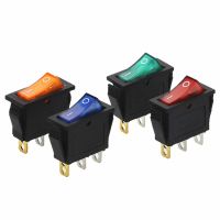 4Pcs KCD3 Rocker Switch ON OFF 2 Position 3 Pin Electrical equipment With Light Power Switch 16A 250VAC/ 20A 125VAC