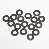 ¤■▦ 100Pcs M3.5 M3.6 Black Graphite Washer Nylon Plastic Gasket Shim Ultra-Thin High Temperature Flat Pad 5/6/8/8.3mm Outside DIA