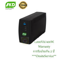 UPS (เครื่องสำรองไฟฟ้า) SKD รุ่น LED-1000 (1000VA/400W) - (ประกัน 2 ปี.OnsiteService)