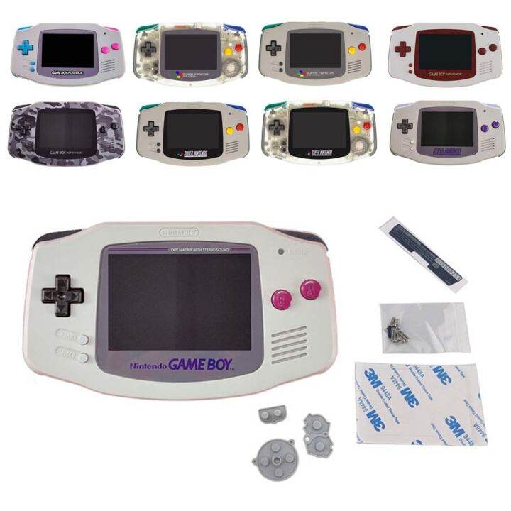 Pre Cut IPS Housing Shell For Funnyplaying GBA High Light Backlit IPS ...