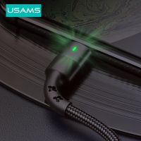 สายเคเบิ้ล USAMS Type C 2A ชาร์จ USB เร็วสายเคเบิ้ล C สำหรับ LG แท็บเล็ตมือถือโทรศัพท์ USB Type C สายเคเบิลข้อมูลสายชาร์จ