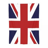 Union Jack Flag Of The UK Blankets Flannel Decoration Breathable Soft Throw Blankets for Home Car Bedding Throws