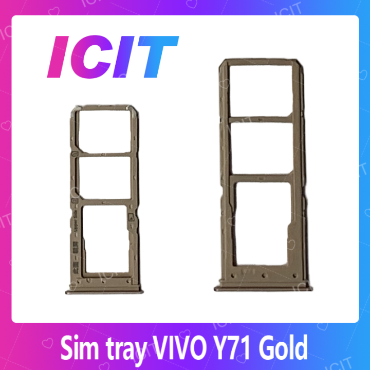 vivo-y71-อะไหล่ถาดซิม-ถาดใส่ซิม-sim-tray-ได้1ชิ้นค่ะ-สินค้าพร้อมส่ง-คุณภาพดี-อะไหล่มือถือ-ส่งจากไทย-icit-2020