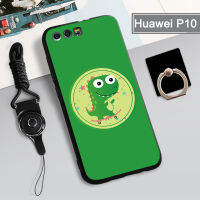 คลุมทั้งหมดเคสโทรศัพท์ P10เคสสำหรับหัวเหว่ย TPU แบบนิ่มใหม่2022เพื่อป้องกันการตกหล่นป้องกันรอยขีดข่วนฝามีที่ถือวงแหวนและเชือกสำหรับโทรศัพท์