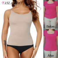 ผู้หญิง Shapewear เสื้อเอวเทรนเนอร์ Tummy ควบคุม Body Shaper Shaping Tank Top ชุดชั้นในกระชับสัดส่วน Camisoles การบีบอัดแบบไม่มีรอยต่อ-Sediue