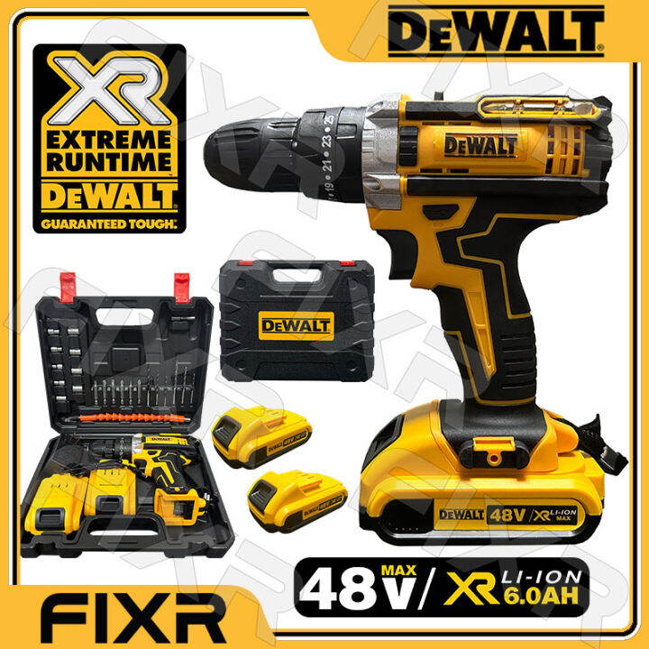 DeWALT impact drill 48V Cordless Drill Electric Hammer Impact with