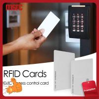 MSRC 10pcs แบบพกพาได้ ระบบควบคุมการเข้าออก อุปกรณ์เสริมเสริม IC Card การ์ด NFC ป้ายอาร์เอฟไอดี บัตรอาร์เอฟไอดี