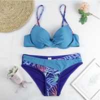 Bikini y Swimwear Women Push Up Bikini Set Summer Beach Bathing Suit Female zilian Swimsuit Yellow Pink Blue