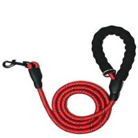 Dog leash 1.5m reflective multicolor nylon Adjustable Nylon Training Leash Lead Strap Rope Outdoor