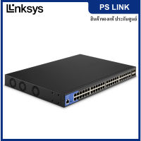 Linksys LGS352MPC 48-PORT Managed Gigabit Switch + 4SFP (10Gigabit) POE แบบปรับตั้งค่า 48 พอร์ตรองรับ PoE+ รวม 740 วัตต์ พร้อม 10G SFP