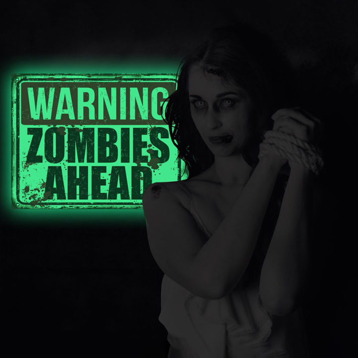 halloween-decorations-glowing-decorative-scary-themed-wall-poster-zombie-zone-keep-out-wall-decal-for-halloween-party