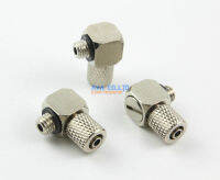 202120 Pieces M5 - 4mm Elbow Pneumatic Air Hose Quick Fitting Mini Connector Iron