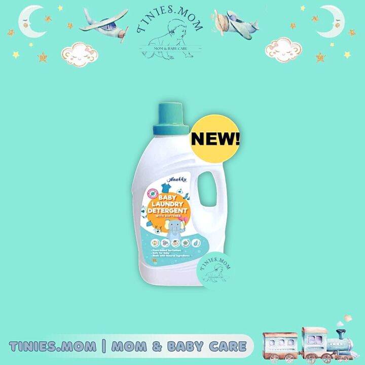 ANAKKU Baby Laundry Liquid Detergent With Softener Pelembut Baju Dan ...