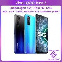 Điện thoại Vivo iQOO Neo 3 5G màn 6.57 inch 144Hz - Snaρ 865 ram 8G 128G |  Lazada.vn