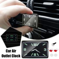 ❀☫✙ Car Clock Night Light Car Clock Car Air Conditioning Electronic Quartz Watch Watch Outlet Circular Car Air Accessorie Decor M5X7