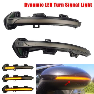 2 Buah Indikator Tanda Belok Lampu Sinyal LED Dinamis Mobil Kaca Spion Untuk VW Passat B8 Arteon 2015 2016 2017 2018 2019