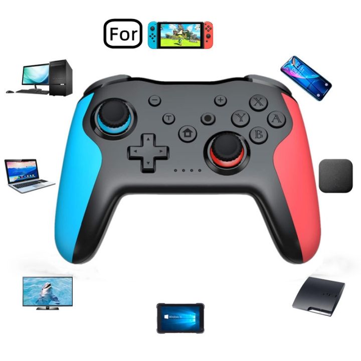 2PCS Bluetooth 2.4G Wireless Controller For Nintendo Switch Pro PC TV Box  Smart Phone Tablet PS3 Tesla Shock Joystick Gamepad