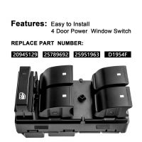 New 20945129 25789692 25951963 Door Power Window Switch Front Left Control Electric Master For GMC Chevrolet Silverado 1500