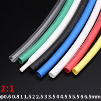 2M Dia 0.6 0.8mm 1mm 2mm 3mm 4mm 5mm 6mm 6.5mm Heat Shrink Tube 2:1 Shrink Ratio Polyolefin Insulated Cable Wire Protect Sheath Cable Management