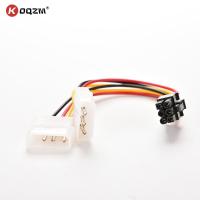 2 IDE Dual 4pin Molex IDE Male To 6 Pin Female PCI-E And Molex IDE Power Cable Adapter Connector For Video Cards