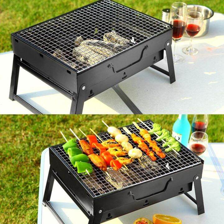 ปลีก-ส่ง-d390-mini-bbq-เตาปิ้งย่าง-เตาย่างบาบีคิว-เตาย่างแบบพกพา-เตาย่างใช้ถ่าน-เตาสำหรับปาร์ตี้