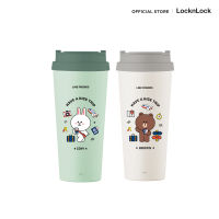 LocknLock กระบอกน้ำเก็บอุณหภูมิ LINE Friends Clip Tumbler รุ่น LHC4279LF