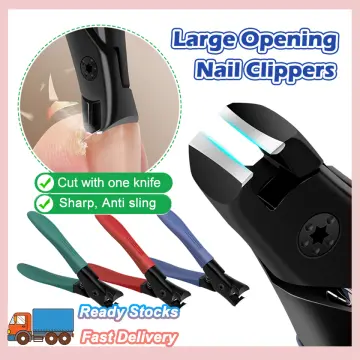 Buy Toenail Clippers for Thick or Ingrown Toenails - YEESAM Precision Eagle  Mouth Long Handle Toe Nail Clippers Scissors for Seniors Professional  Trimmer, Hard Toe Nail Fingernail Strong Big Nail Nippers Online