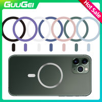 GUUGEI โทรศัพท์สติ๊กเกอร์สำหรับ Magsafe สำหรับ I-Phone 14 13 Pro Max กรณีแม่เหล็ก MagSafe ปกไร้สายชาร์จแม่เหล็กสติ๊กเกอร์สำหรับ I-Phone 12