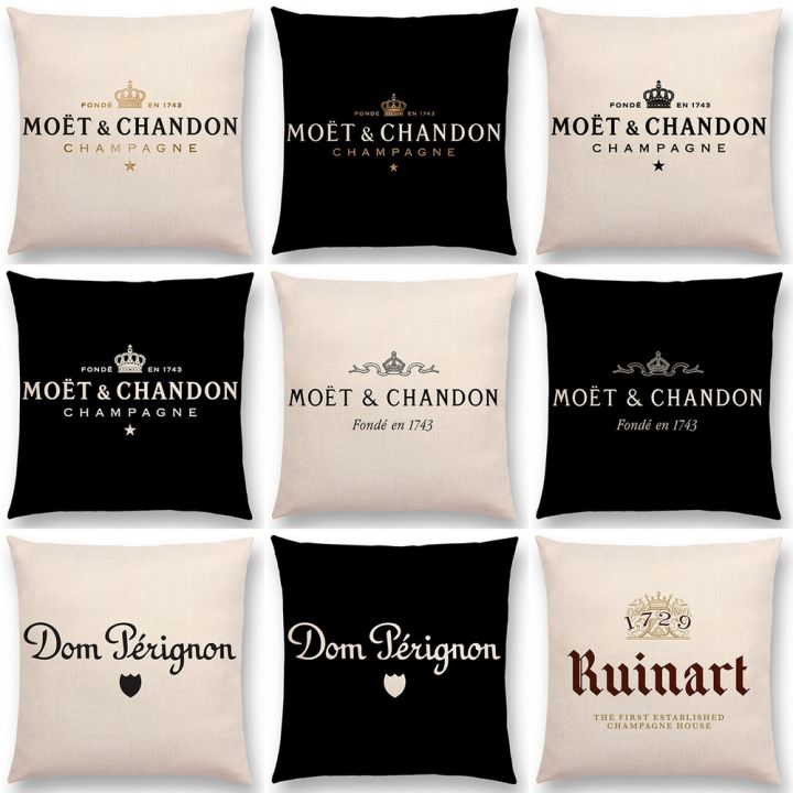 cloth-artist-blacklinen-cushion-coverdecoration-ปลอกหมอน-highprinted-bar-letters-hotelsofa-ปลอกหมอน