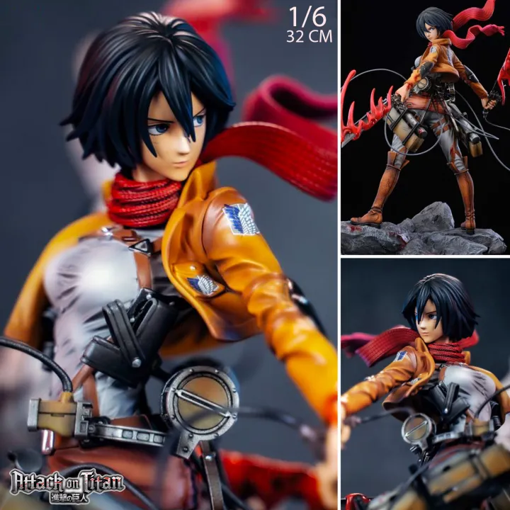 New Mikasa Figure by LC Studio #attackontitan #shingekinokyojin #aot #snk # shingeki #kyojin #titan #進撃の巨人 #anime #manga #mikasa…