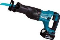 DJR186RFE เลื่อยชักไร้สาย MAKITA แบตลิเธี่ยม 18V 3.0Ah x 2 ก้อน มาแทนรุ่น DJR182RFE