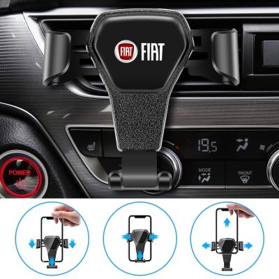 Car Styling Phone GPS Holder Vent Fixing Clip Bracket For FIAT Abarth 500 Grande Punto Astra Egea 500X Bravo Panda Strada Ducato