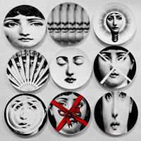 6/7/8/10 Inches Italy Design Art Plate Decorative Hanging Plates Ceramic Wall Plate Lina Face Plate Porcelain Wall Decor Plate