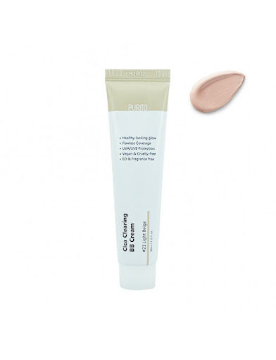 purito-cica-clearing-bb-cream-30ml-21-light-beige-บีบีครีมสูตรอ่อนโยน