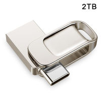 BAIKE แฟลชไดรฟ์ความเร็วสูงแบบพกพา1 2TB USB แฟลชไดรฟ์ memoriy USB Flash Disk Type C อะแดปเตอร์