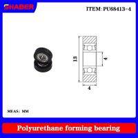 ✻✴ 【SHABER】Factory supply glue coated bearing pulley guide wheel PU68413-4 polyurethane formed bearing