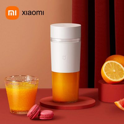 Xiaomi ใหม่ถ้วยเครื่องคั้นน้ำผลไม้พกพา Mijia 300มล. เครื่องปั่นเหล้าไฟฟ้าขนาดเล็ก IPX6กันน้ำ304สแตนเลสสตีลคั้นน้ำอย่างรวดเร็วร้านค้า