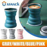 【CW】◄◈  Silicone Folding Cup Outdoor Resistant Mug with Lid Collapsible Drinking Cups for Camping