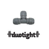 Kegland [การทำฝากรองค็อกเทลเบียร์] ท่อเชื่อมต่อแบบรวดเร็วทำจากพลาสติก Duotight ที่ต่อสายยางดันเข้าพอดีตัว9,5มม. (3/8) ชิ้นส่วนทีออฟการบ่มเบียร์บ้าน