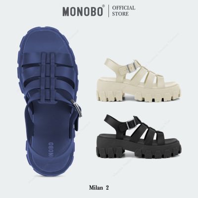 Monobo รองเท้ารัดข้อรองเท้าแฟชั่นส้นแบน รุ่น Milan 2