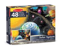 จิ๊กซอว์ ตัวต่อภาพบนพื้น สุริยจักรวาล ขนาดใหญ่ 48 ชิ้นJIGSAW  Solar System Floor Melissa and Doug