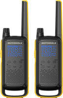 Motorola Solutions Talkabout T475 Extreme Two-Way Radio Black W/Yellow Rechargeable Two Pack Radios