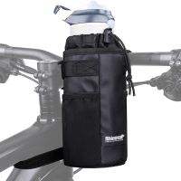 Bike Handlebar Water Bottle Bag, Bicycle Insulated Stem Drink Cup Holder Bag Kettle Bag Cooler Hydration Pack Holder