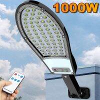 ■✢ 1000W LED Solar Lights Outdoor Garden Street Light With Motion Sensor and Remote Control Waterproof Wall Light for Garage