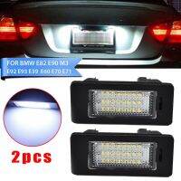 2 PCS Car LED License Plate Lights 24LED For BMW E90 M3 E92 E70 E39 F30 E60 E61 E93 6000-6500K White 8-30V 2.4W Car Accessories Bulbs  LEDs HIDs