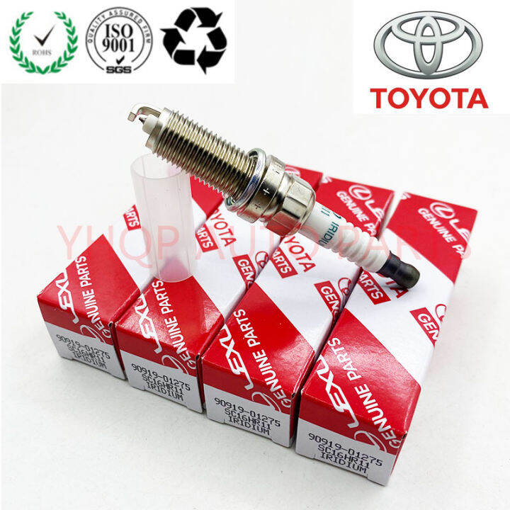 4PCS Genuine SC16HR11 Iridium Spark Plug For Toyota Lexus 90919 01275 ...