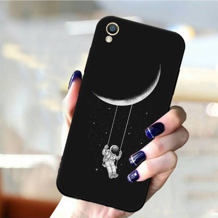 wa7-black-space-moon-astronaut-อ่อนนุ่ม-fashion-ซิลิโคน-trend-phone-เคสโทรศัพท์-ปก-หรับ-realme-narzo-50i-30a-30-20-pro-c2-c3-c11-c12-c15-c17-c20-c21-c21y-c25-c25y-c25s-c30-c31-c33