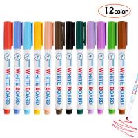 Whiteboard Marker Pens Dry Erase Marker Fine Tip Perfect for Home School or Office 12 PCS Whiteboard Pen Erase Markers