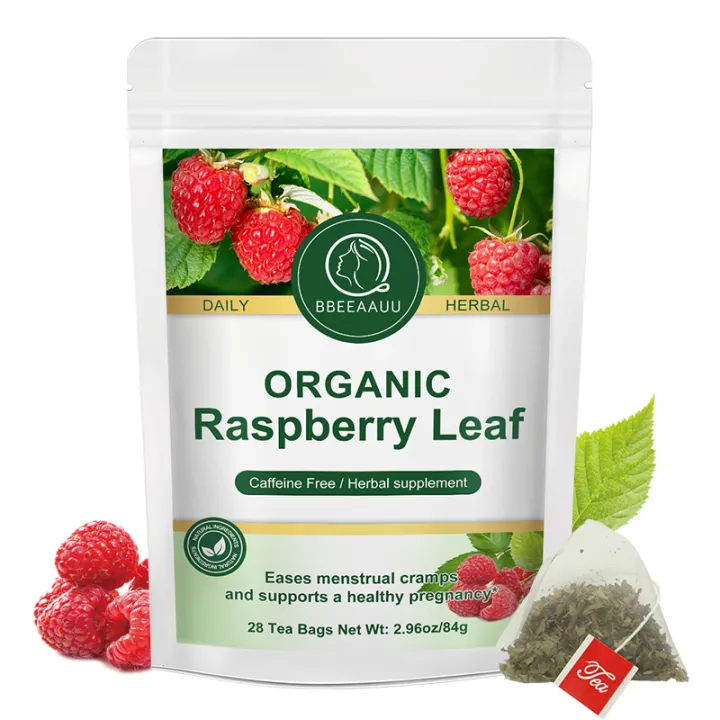 Raspberry Leaf Tea for Supporting Menstrual Cramps and Healthy Pregnancy Toning the Uterus